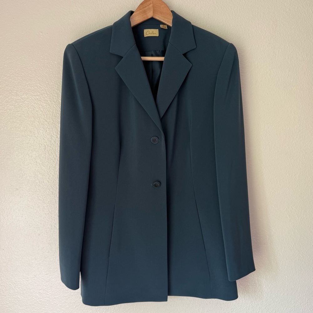 Caslon Women's Blazer in Deep Teal